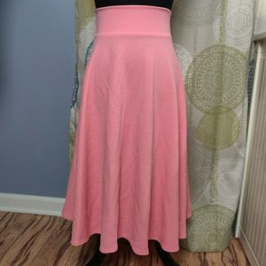 NWT Agnes & Dora pink midi skirt
